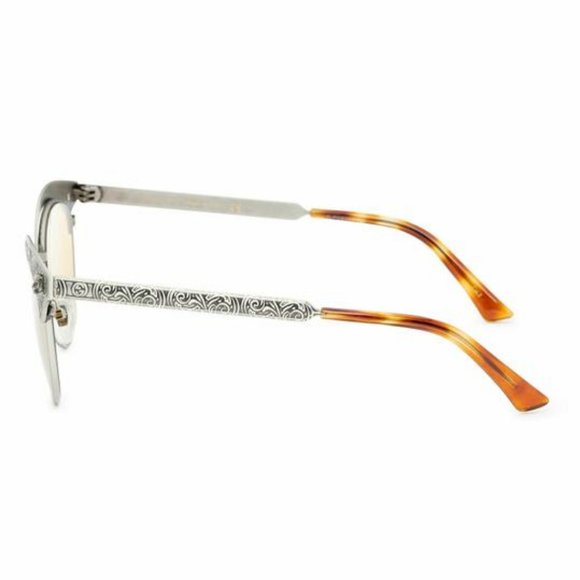 Gucci Cat Eye Style Yellow Brown Lens.